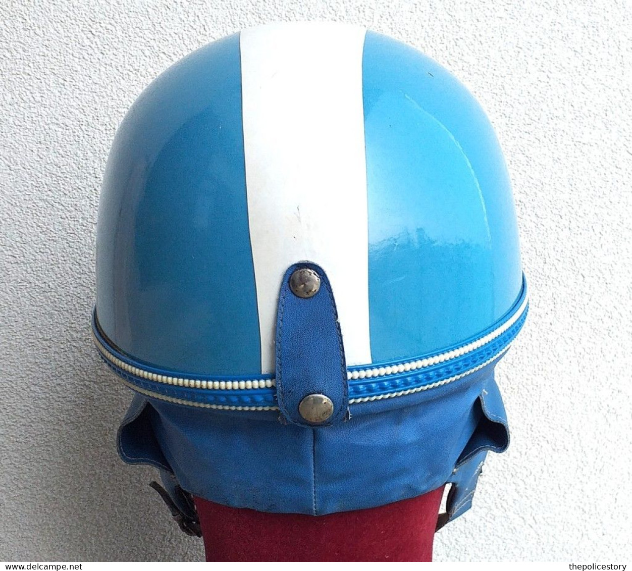 Casco motociclista italiano anni '60 originale usato completo ottimo stato