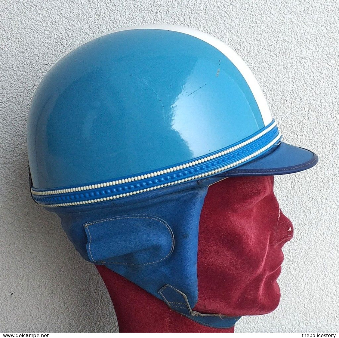 Casco motociclista italiano anni '60 originale usato completo ottimo stato