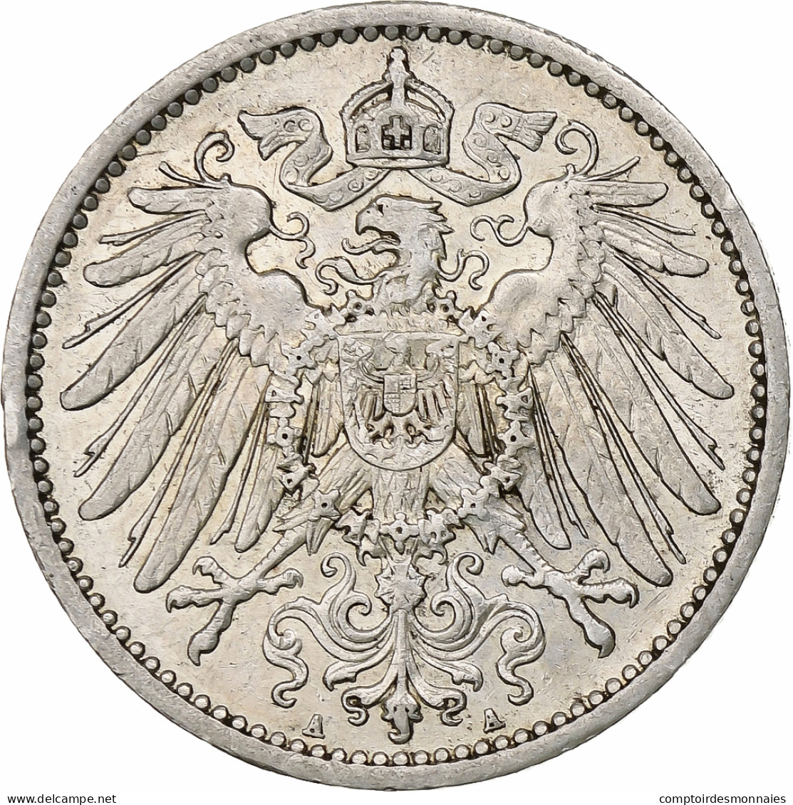 Monnaie, GERMANY - EMPIRE, Wilhelm II, Mark, 1911, Berlin, TTB, Argent, KM:14 - 1 Mark