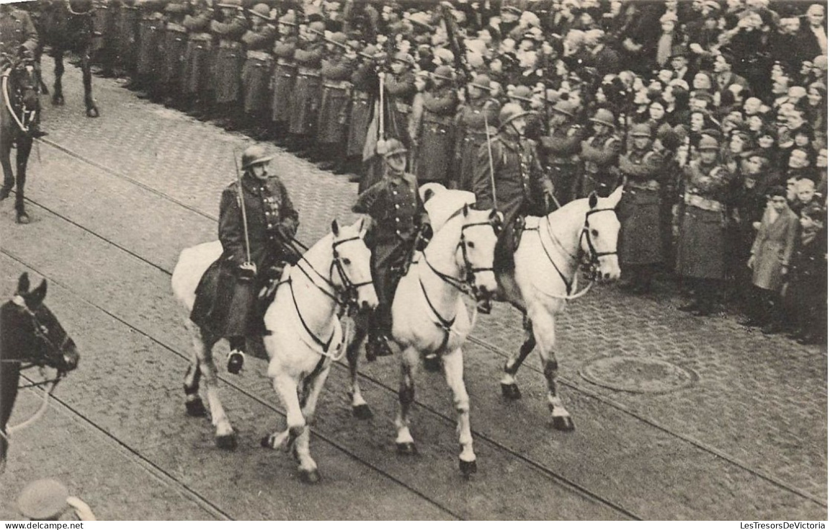 HISTOIRE - Funérailles Solennelles Du Roi Albert Ier - 22 Février 1934 - Soldats - Carte Postale Ancienne - Historia