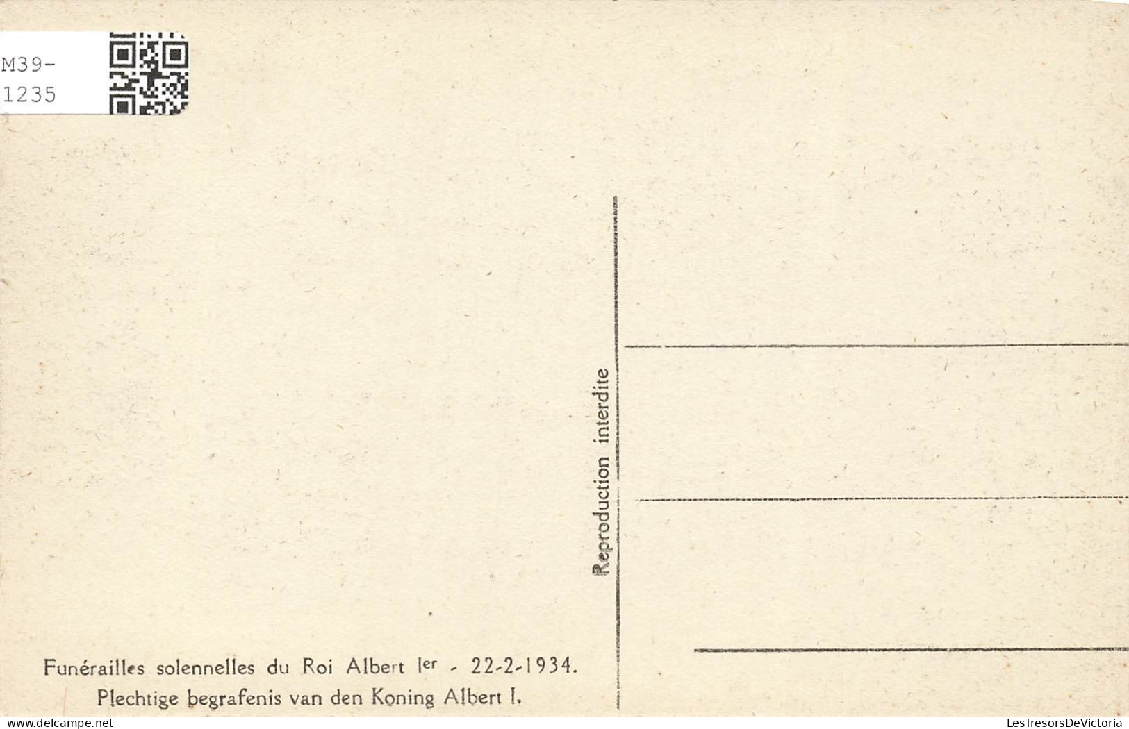 HISTOIRE - Funérailles Solennelles Du Roi Albert Ier - 22 Février 1934 - Soldats - Carte Postale Ancienne - Histoire