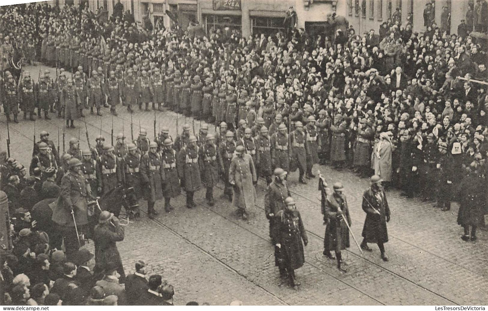 HISTOIRE - Funérailles Solennelles Du Roi Albert Ier - 22 Février 1934 - Soldats - Foule - Carte Postale Ancienne - Histoire