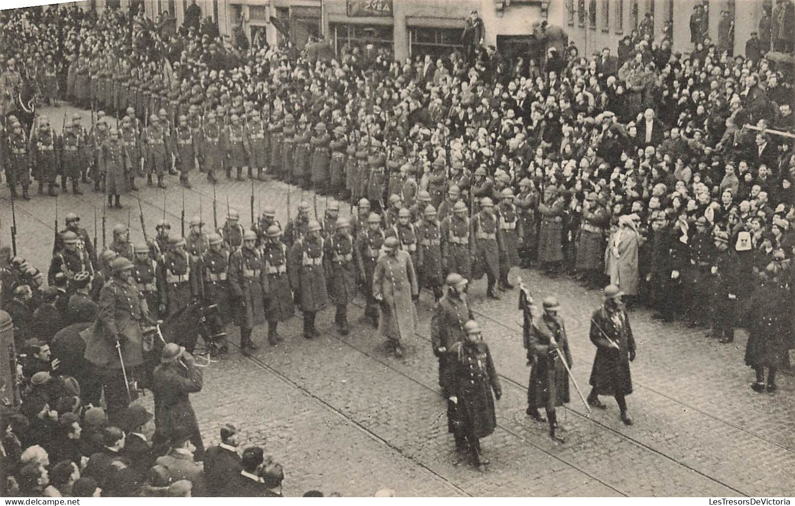 HISTOIRE - Funérailles Solennelles Du Roi Albert Ier - 22 Février 1934 - Soldats - Foule - Carte Postale Ancienne - Historia