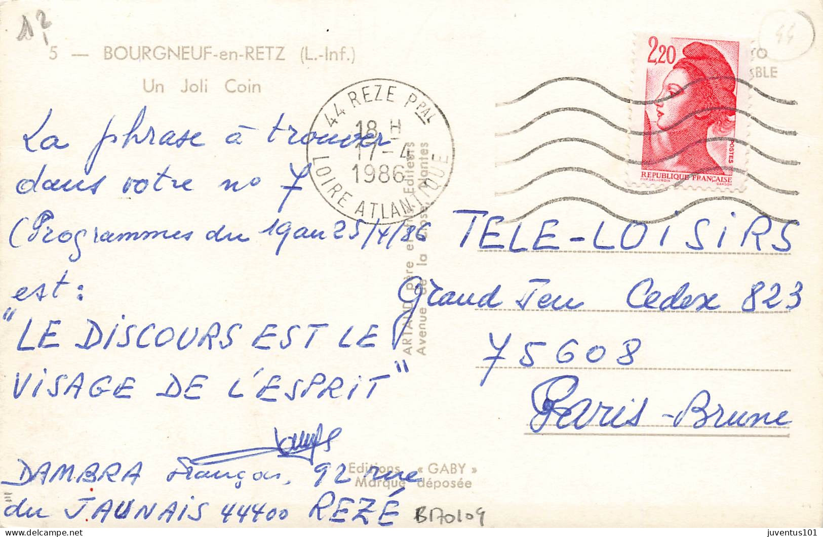 CPSM Bourgneuf En Retz-Un Joli Coin-Timbre     L2625 - Bourgneuf-en-Retz