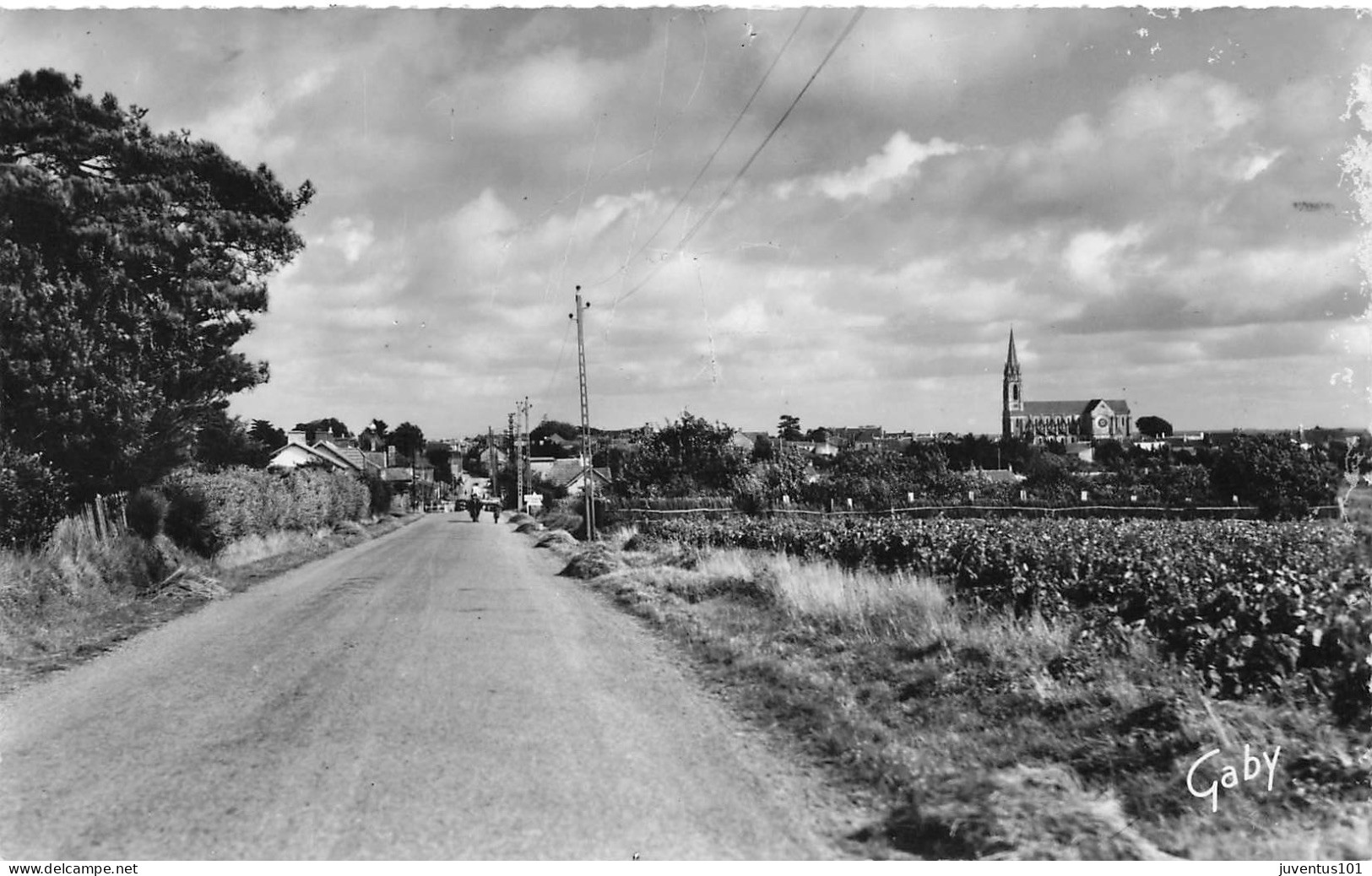 CPSM Bourgneuf En Retz-Route De Pornic,vue Générale     L2625 - Bourgneuf-en-Retz