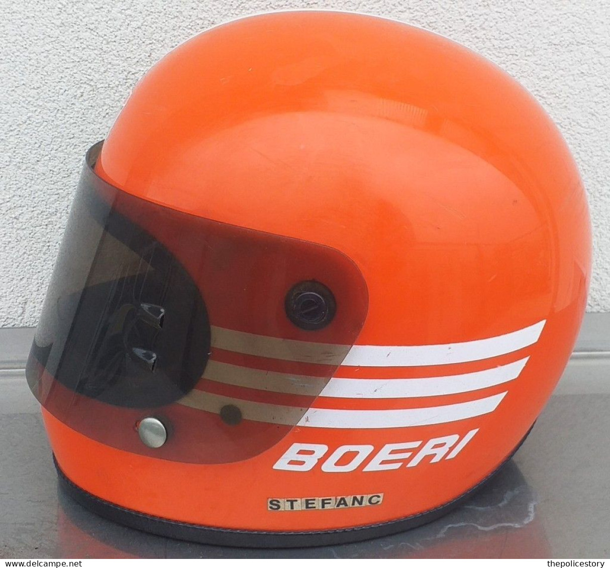 Casco integrale vintage modello Boeri Indy del 1976 taglia grande stupendo