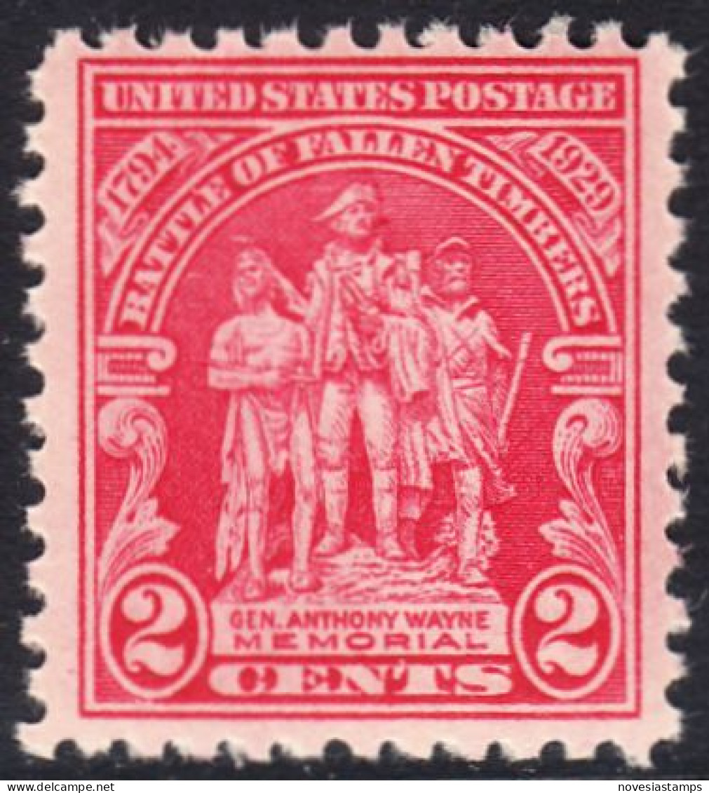 !a! USA Sc# 0680 MNH SINGLE (a7) - Battle Of Fallen Timbers - Unused Stamps