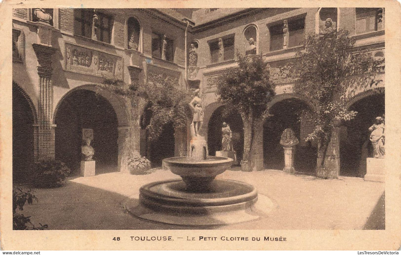 FRANCE - Toulouse - Vue Sur Le Petit Clître Du Musée - Carte Postale Ancienne - Toulouse