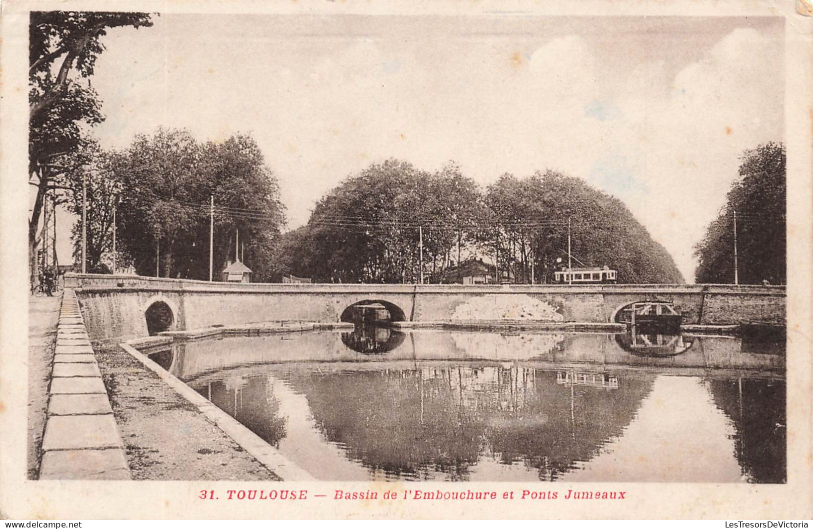 FRANCE - Toulouse - Vue Sur Le Bassin De L'embouchure Et Ponts Jumeaux - Carte Postale Ancienne - Toulouse