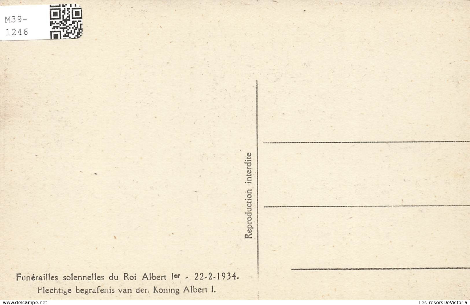 HISTOIRE - Funérailles Solennelles Du Roi Albert Ier - 22 Février 1934 - Voitures - Carte Postale Ancienne - History