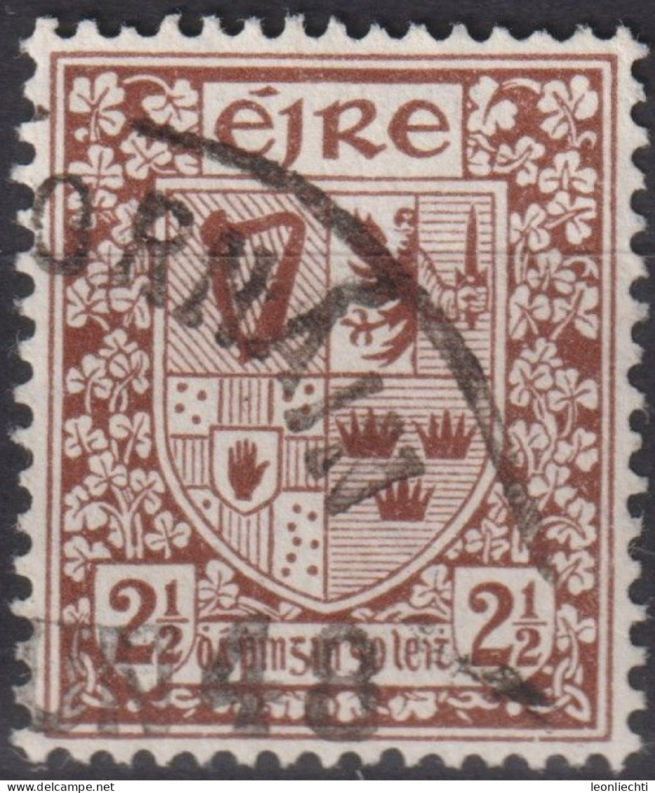 1941 Irland -  Éire ° Mi:IE 75A, Sn:IE 110, Yt:IE 82, Coats Of Arms - Usati