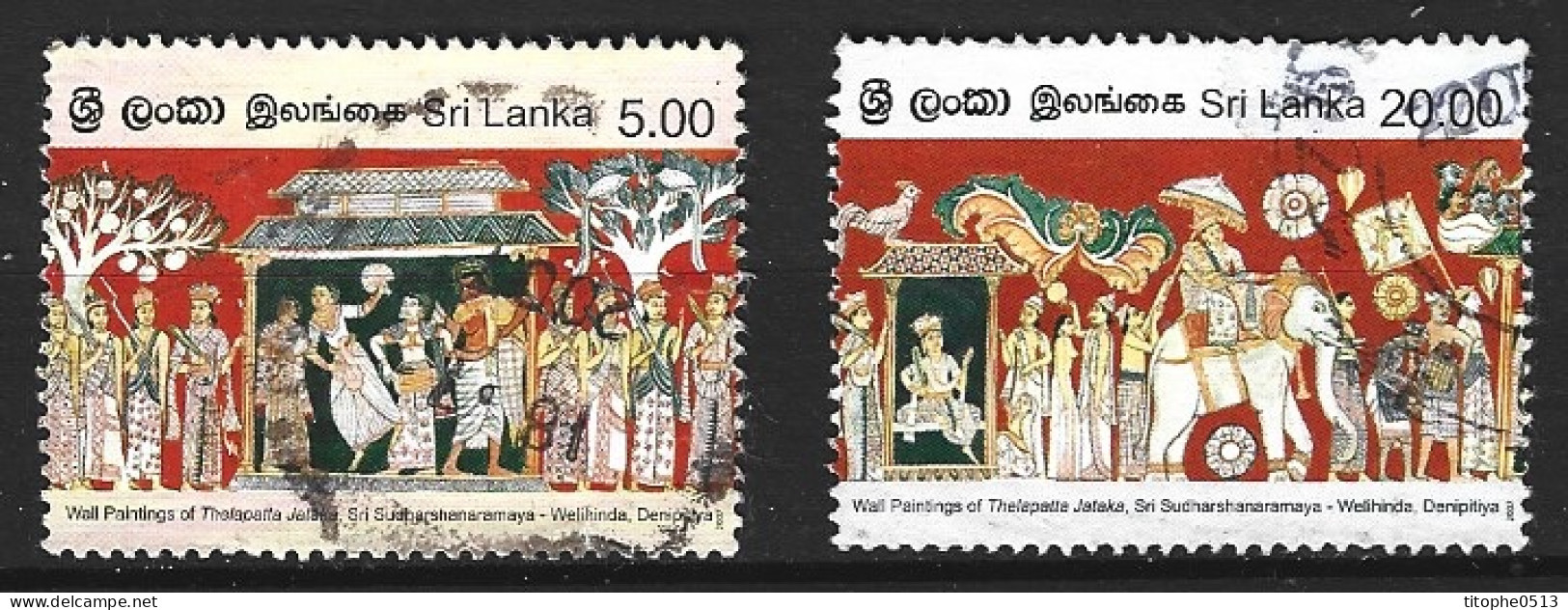 SRI LANKA. N°1580-3 Oblitérés De 2007. Le Vesak. - Budismo