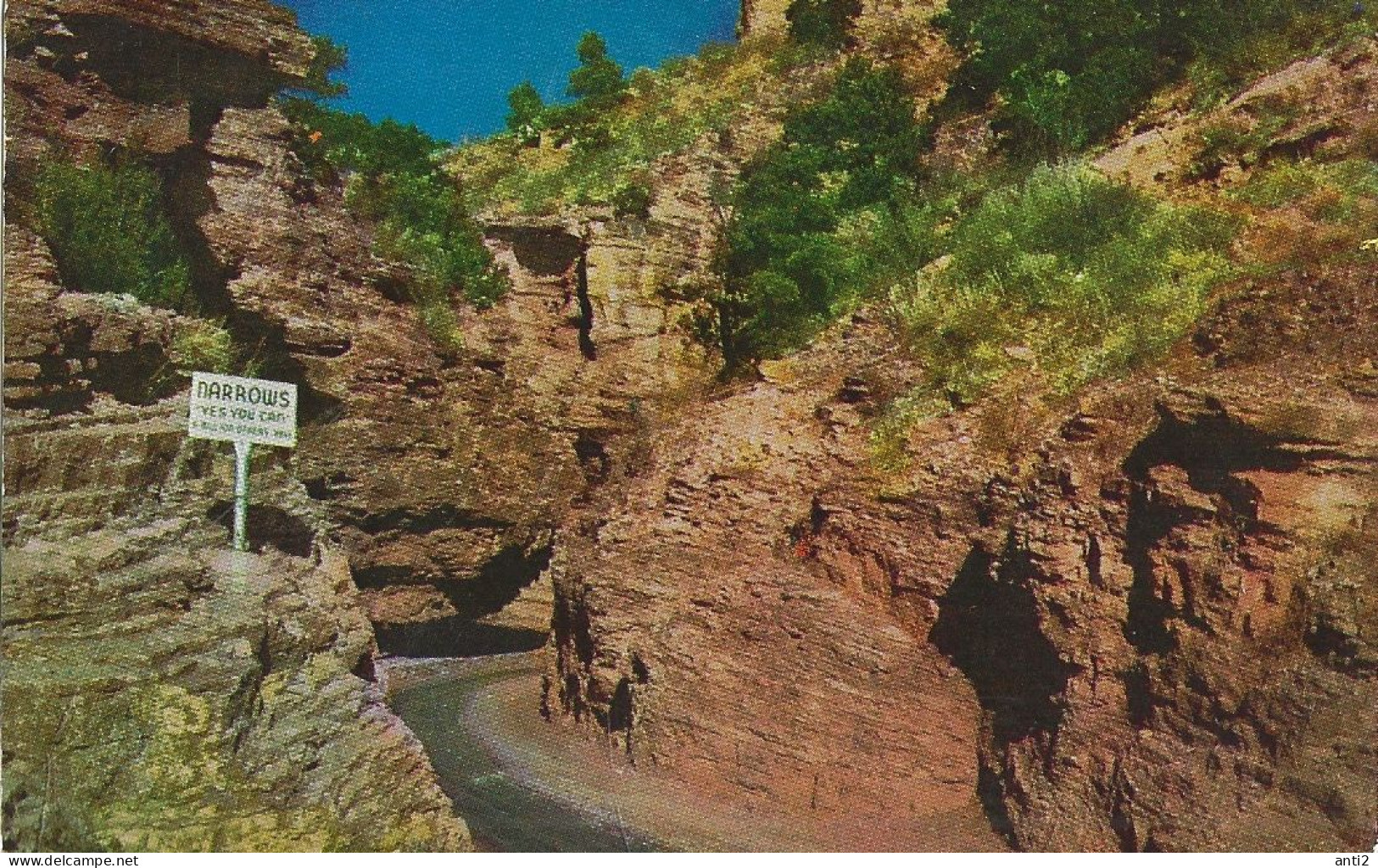 USA  Postal Card  The Narrows; Marking Entrance To Hitorical Williams Canyon Above Manitou Springs- Unused Card  C2817 - Colorado Springs