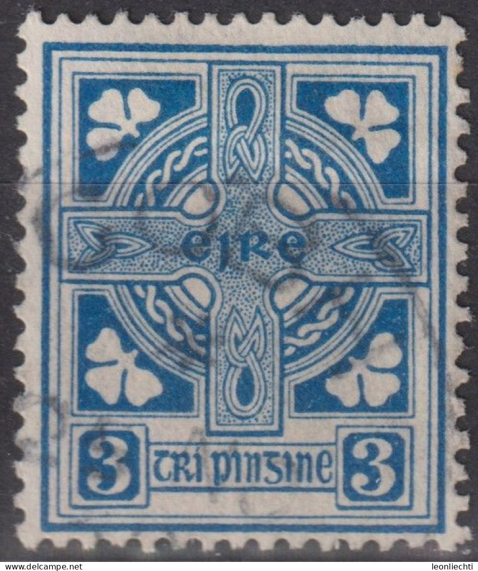 1940 Irland -  Éire ° Mi:IE 76AI, Sn:IE 111, Yt:IE 83, Celtic Cross - Used Stamps