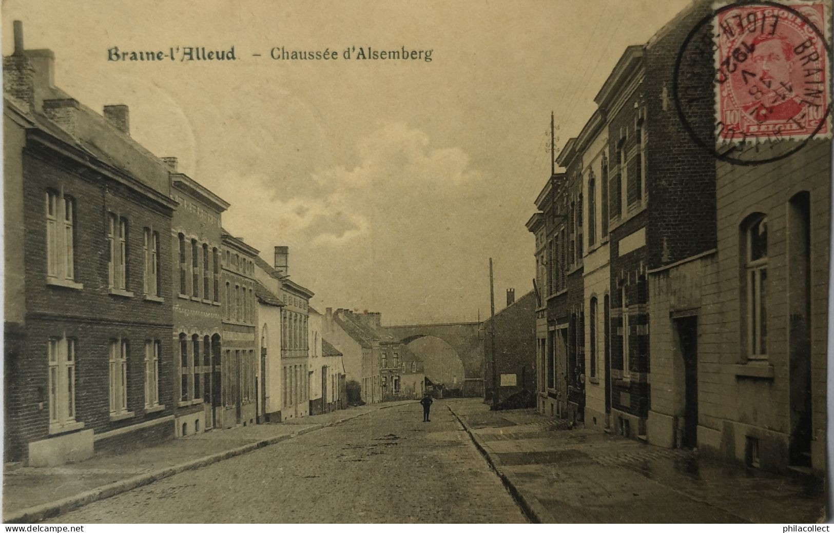 Braine L' Alleud // Chaussee D' Alsemberg 1920 Ed. PhoB / RARE - Braine-l'Alleud