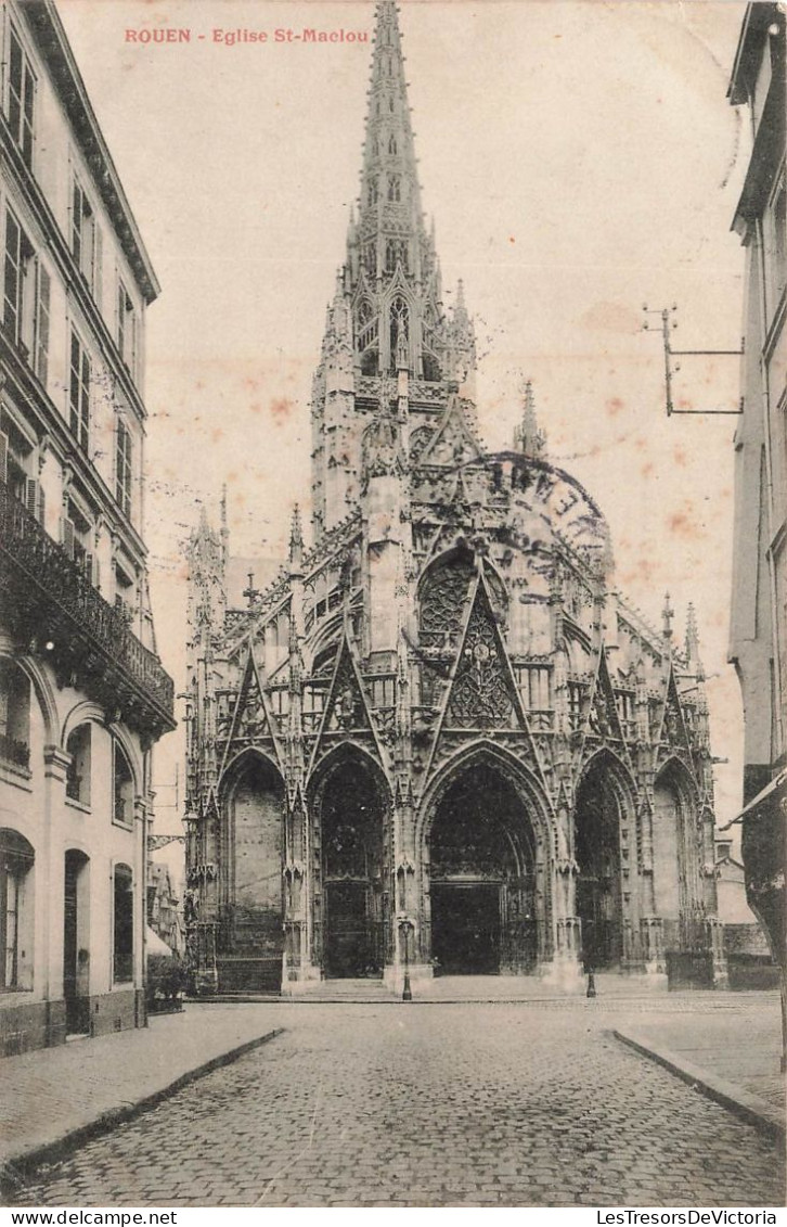 FRANCE - Rouen - Vue Générale De L'église St Maelou - Carte Postale Ancienne - Rouen