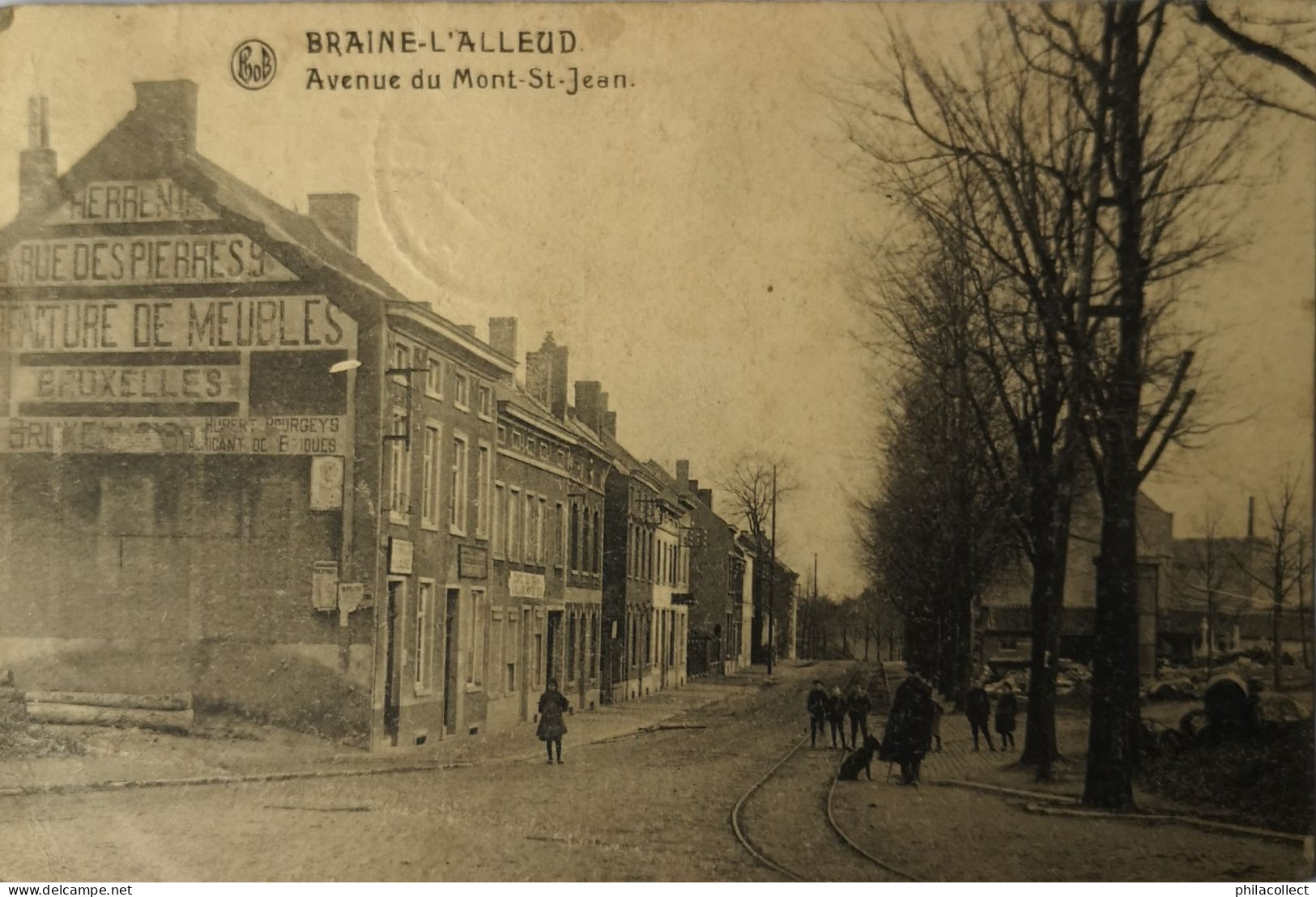 Braine L' Alleud // Avenue Du Mont St. Jean 1921 Ed. PhoB / RARE - Braine-l'Alleud