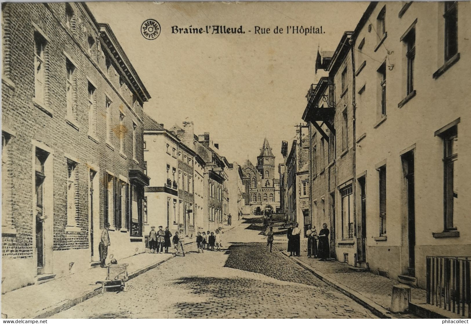 Braine L' Alleud // Rue De L' Hopital 1920 Ed. Hermans / RARE - Braine-l'Alleud