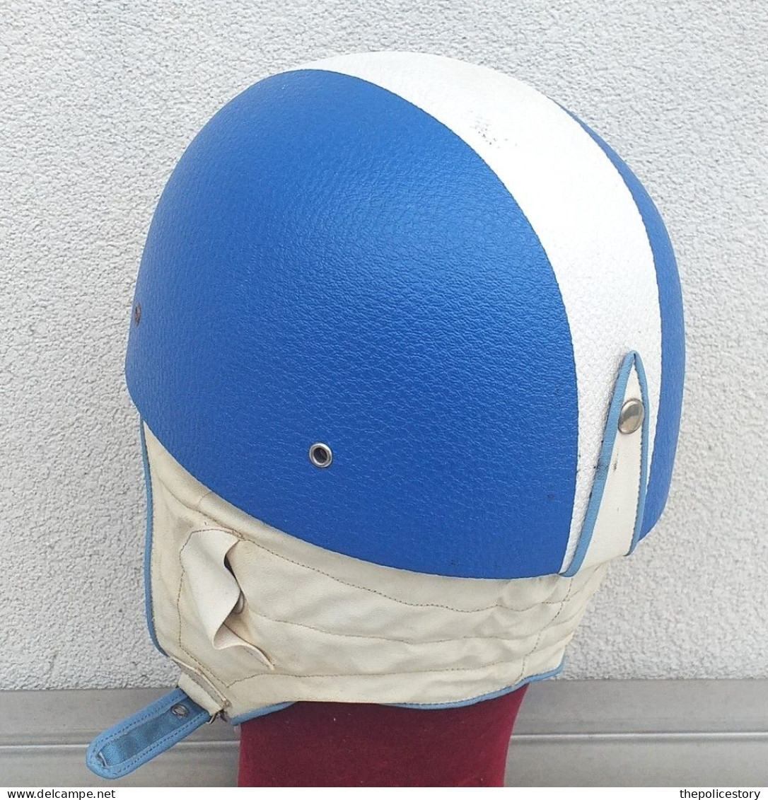 Casco motociclista vintage anni 60 originale usato completo ottimo stato