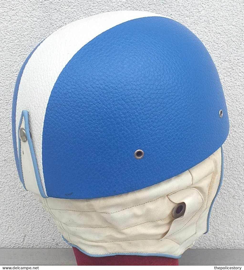 Casco motociclista vintage anni 60 originale usato completo ottimo stato