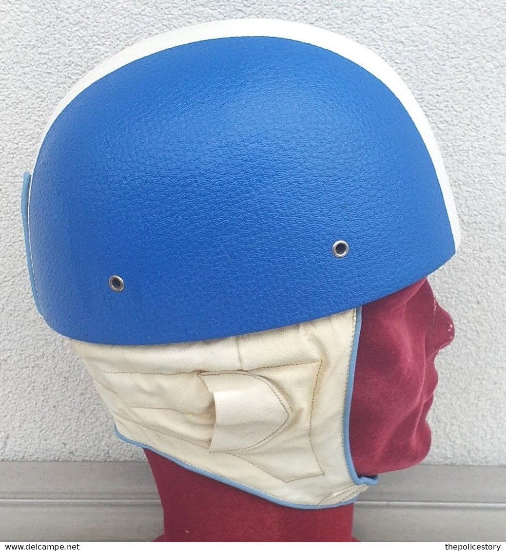 Casco motociclista vintage anni 60 originale usato completo ottimo stato