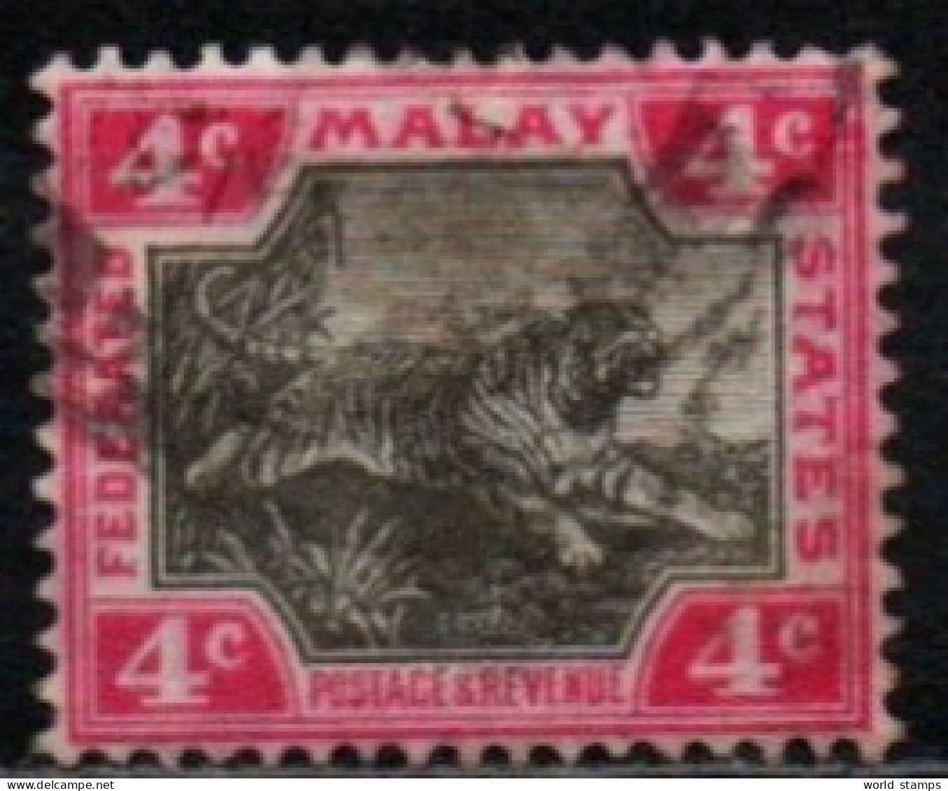 MALAYA STATES 1901 O FIL CA - Federated Malay States