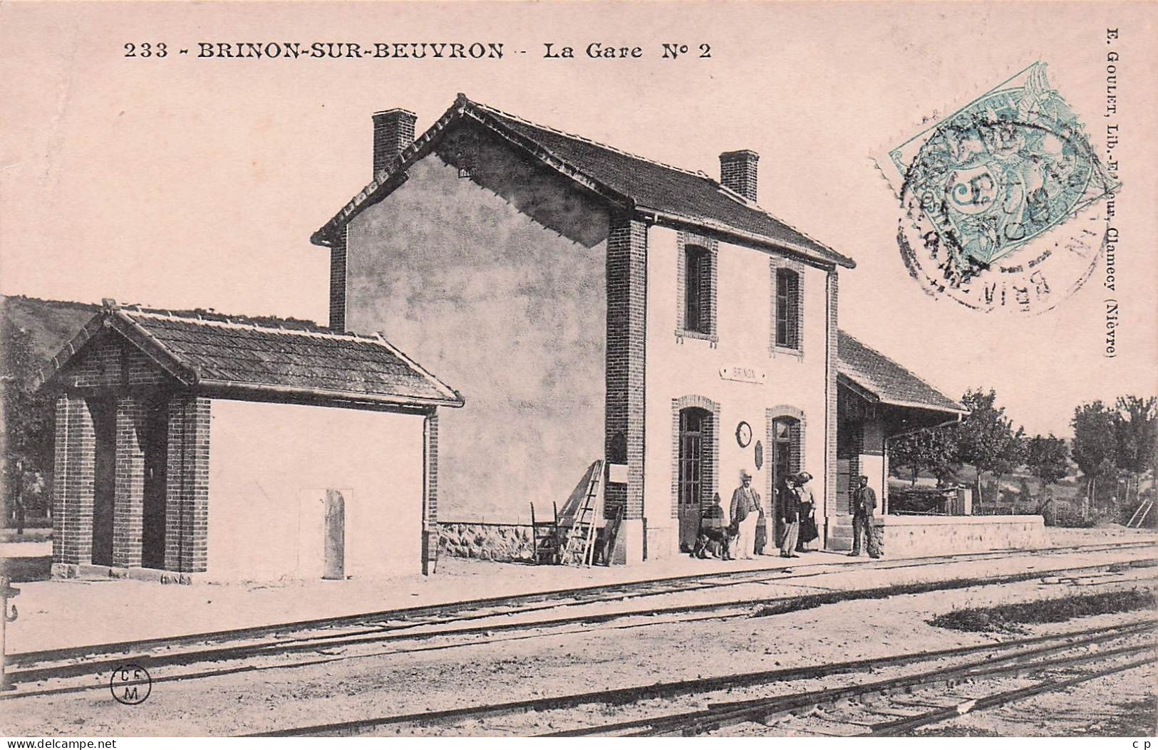 Brinon Sur Beuvron    - La Gare  - CPA °Jp - Brinon Sur Beuvron