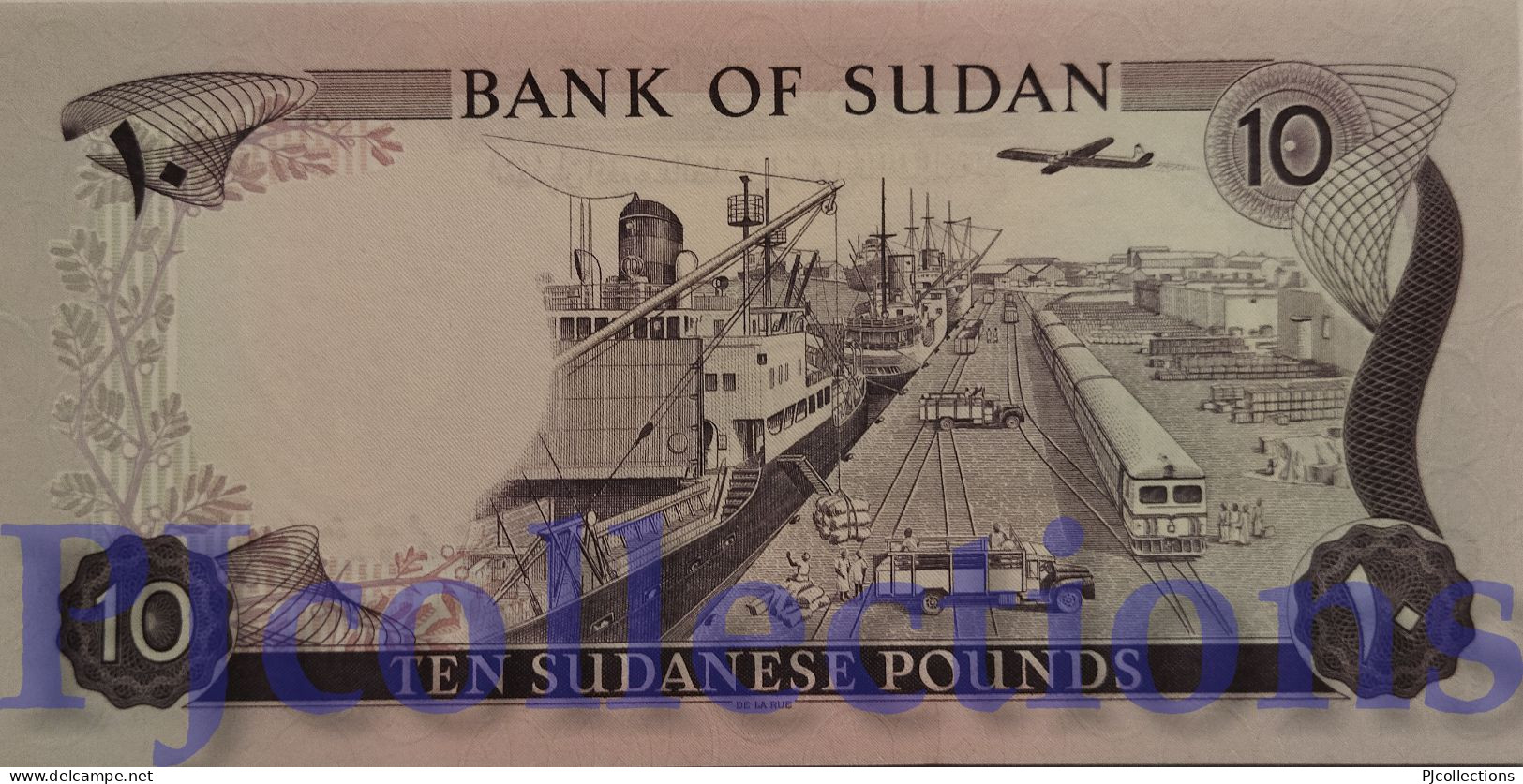 SUDAN 10 POUNDS 1980 PICK 15c UNC LOW SERIAL NUMBER "002035" - Soedan