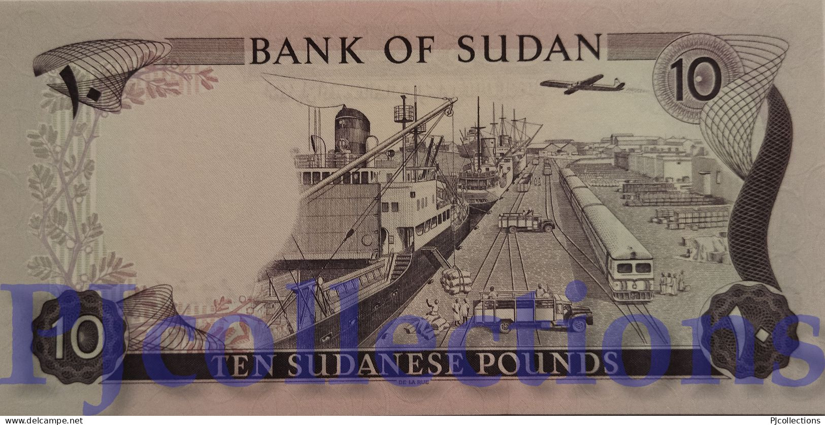 SUDAN 10 POUNDS 1980 PICK 15c UNC LOW SERIAL NUMBER "002035" - Soudan