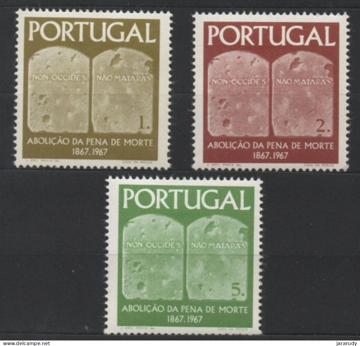 PORTUGAL ANIVERSARIO 1967 Yv 1027/9 MNH - Neufs