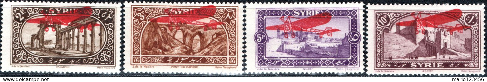 SIRIA, SYRIA, PAESAGGI, LANDSCAPE, 1926, FRANCOBOLLI NUOVI (MLH*) Scott:SY C26-C29 - Airmail