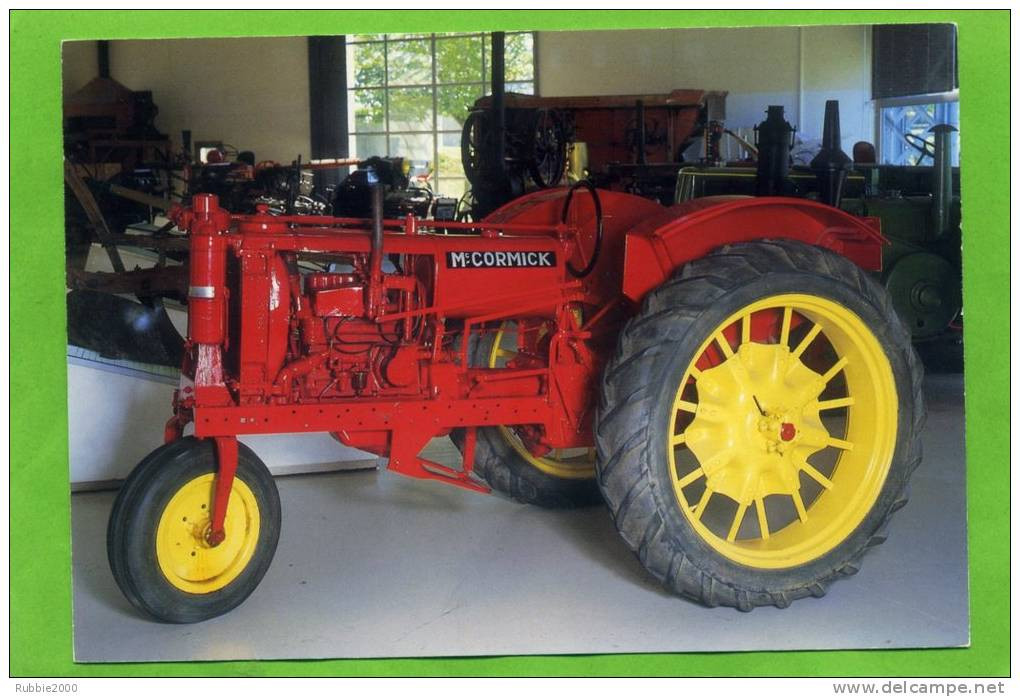 TRACTEUR FARMALL F 12 MAC CORMICK 1938 ETATS UNIS CONSERVATOIRE DE L AGRICULTURE DE CHARTRES CARTE EN TRES BON ETAT - Traktoren