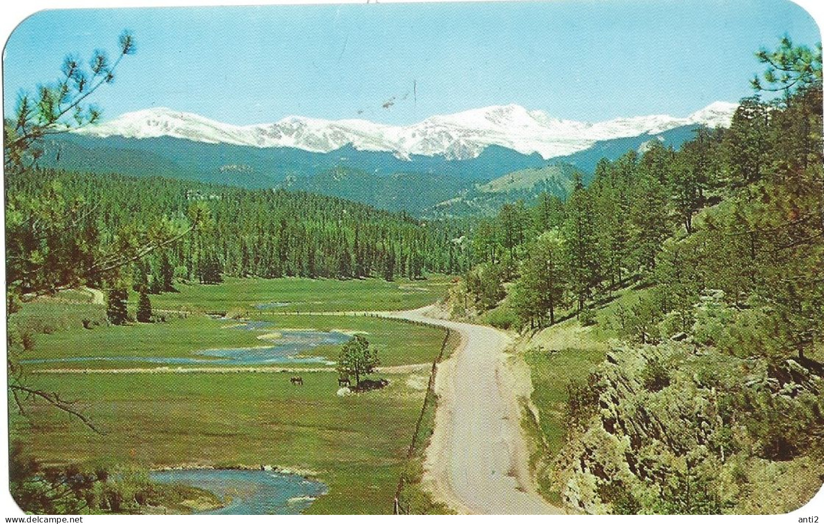 USA  Postal Card  Mount Evans, Alt 14.260 Feet, And Upper Bear Creek Valley  Unused Card  #3127 - Denver