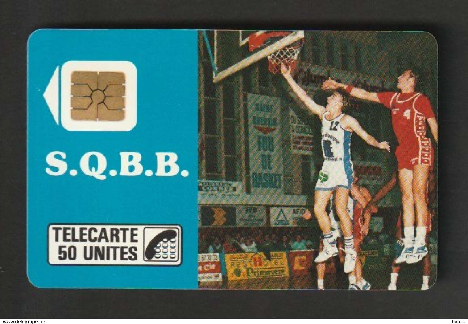 S.Q.B.B     Saint Quentin Basket-Ball  - 50 Unités SC3 -  - N° 0762 - Côte 76 € / Argus 1999 - Tirage Limité - Ad Uso Privato