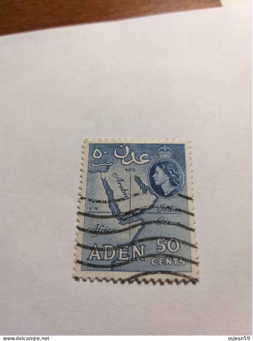 Aden 1953/1963.QEH 50c. - Aden (1854-1963)