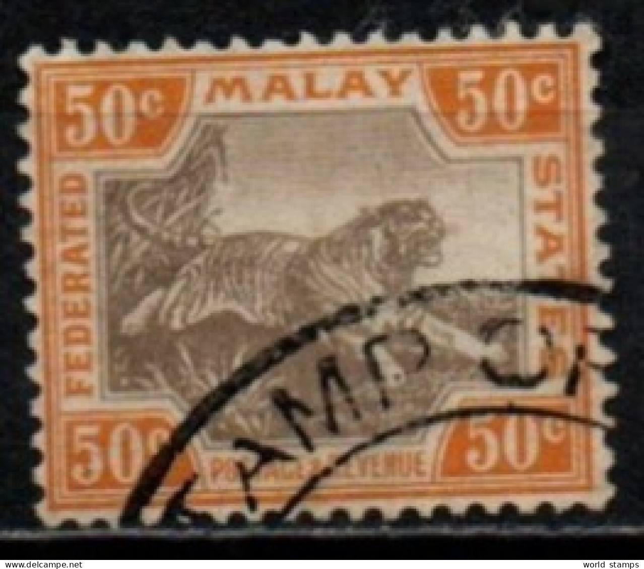 MALAYA STATES 1901 O FIL CA - Federated Malay States