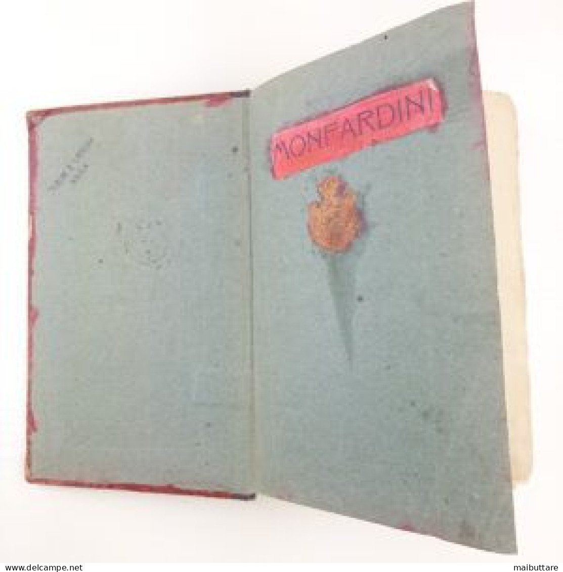 Antica Edizione Libro Cuore Pagg.338 Copertina Rigida - Old Books