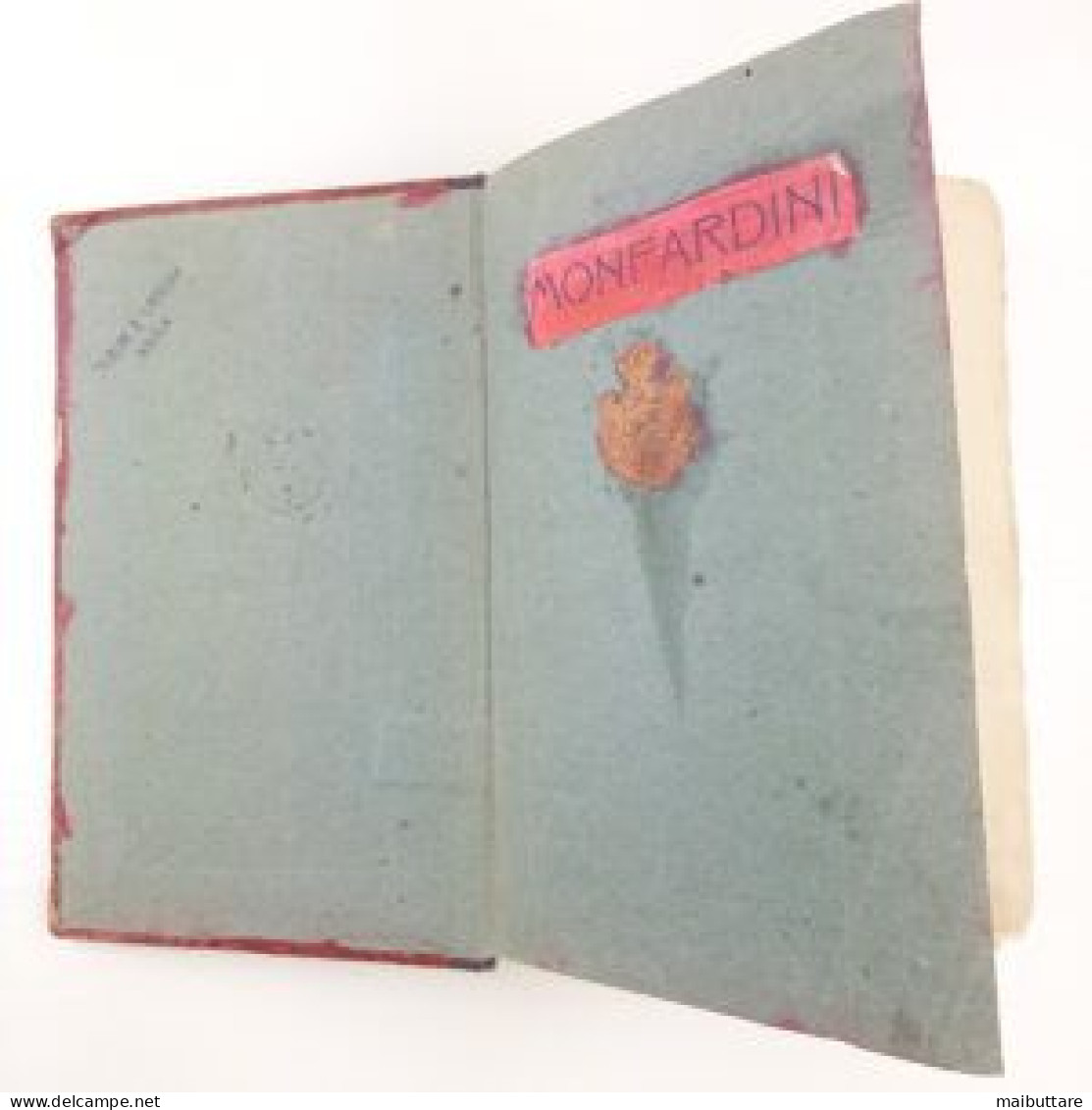 Antica Edizione Libro Cuore Pagg.338 Copertina Rigida - Livres Anciens