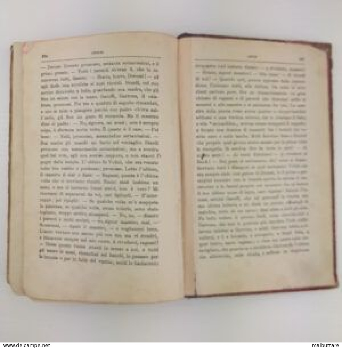 Antica Edizione Libro Cuore Pagg.338 Copertina Rigida - Livres Anciens