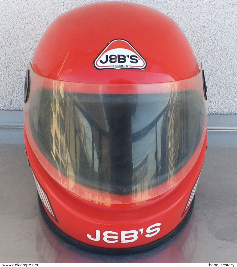 Casco Da Motociclista Vintage Originale Jeb's Anni '80 Taglia Grande - Motor Bikes