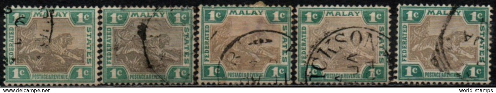 MALAYA STATES 1901 O FIL CA - Federated Malay States