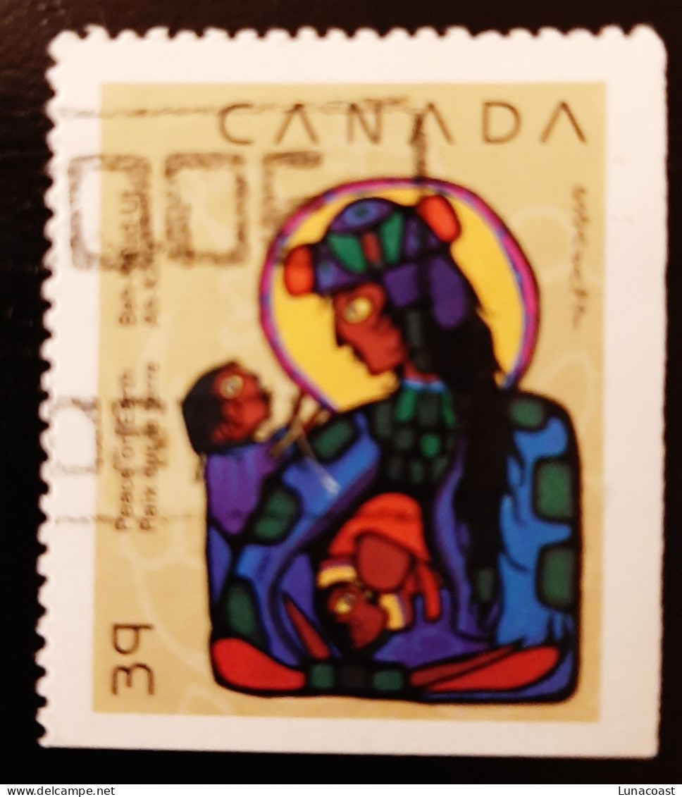 Canada 1990  USED  Sc1294as    39c Christmas 1990 - Oblitérés