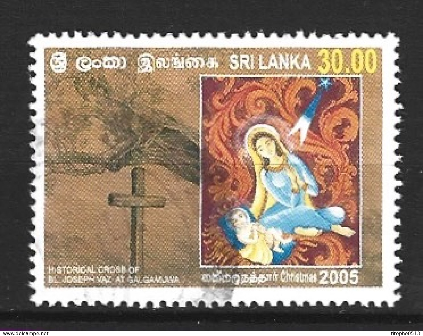 SRI LANKA. N°1462 Oblitéré De 2005. Nativité. - Madonna