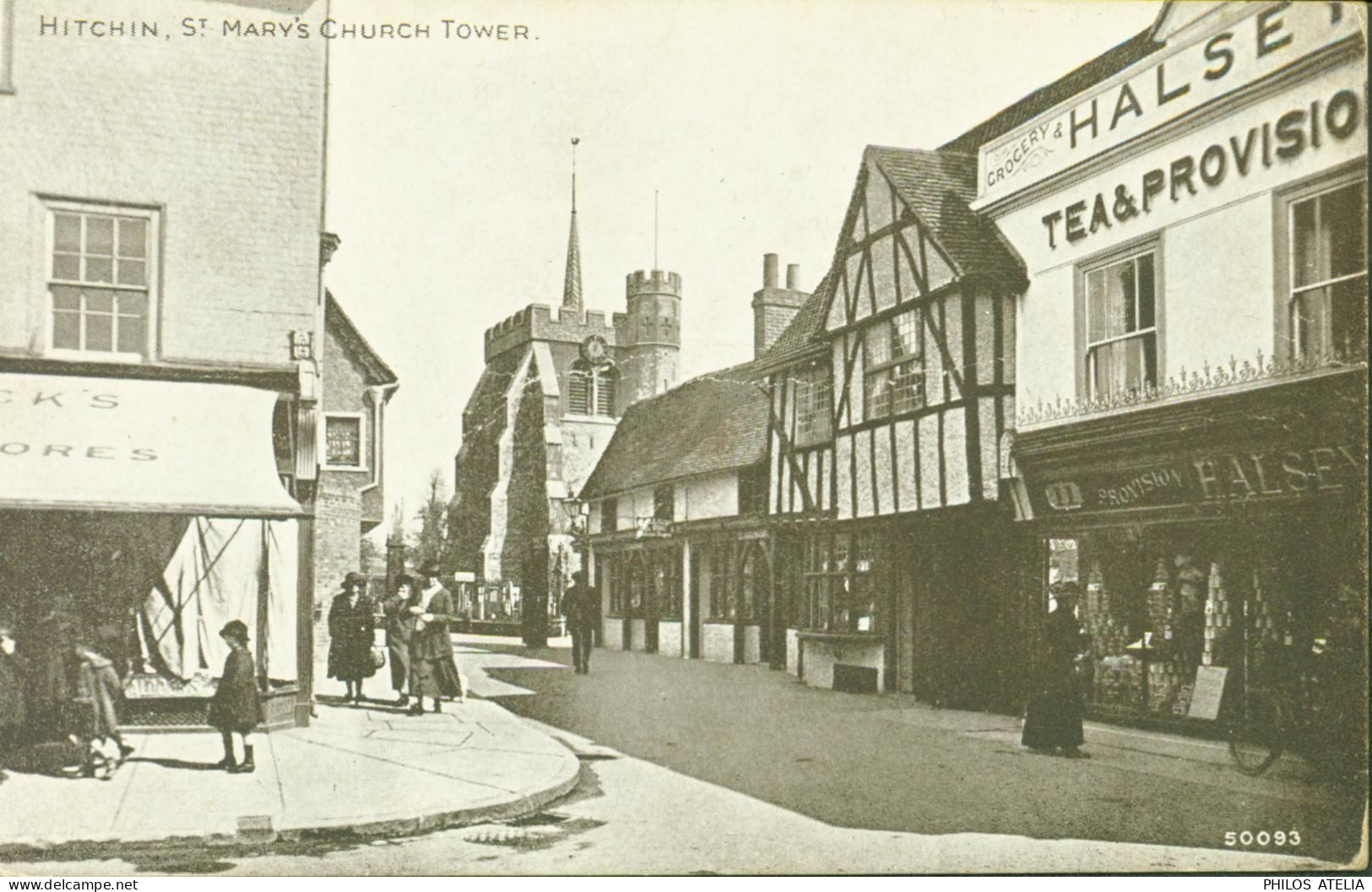 CPA CP Carte Postale Royaume-Uni Angleterre Herefordshire Hitchin St Mary's Church Tower - Herefordshire