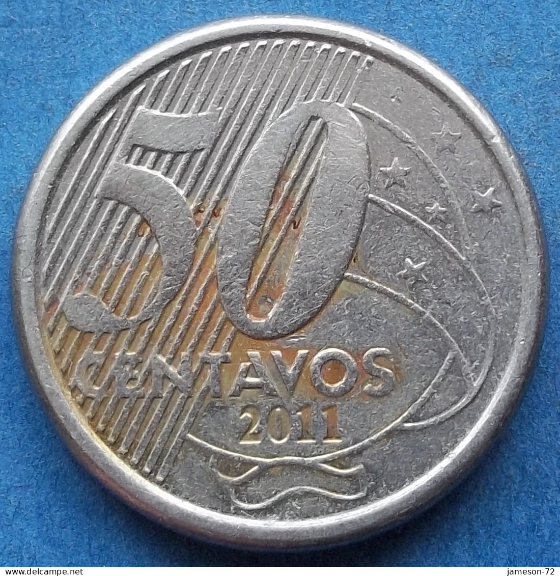 BRAZIL - 50 Centavos 2011 "Baron Of Rio Branco" KM# 651a Monetary Reform (1994) - Edelweiss Coins - Brésil