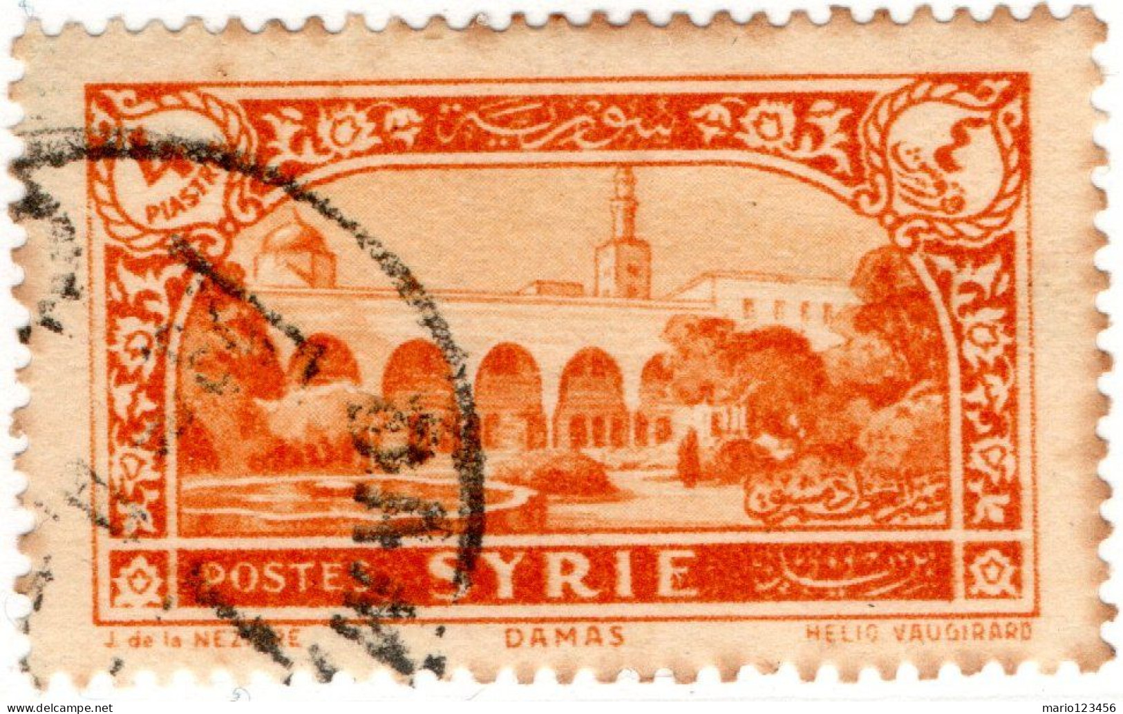 SIRIA, SYRIA, PAESAGGI, LANDSCAPE, 1930, FRANCOBOLLI USATI Mi:SY 347, Scott:SY 222, Yt:FR-SY 208 - Oblitérés