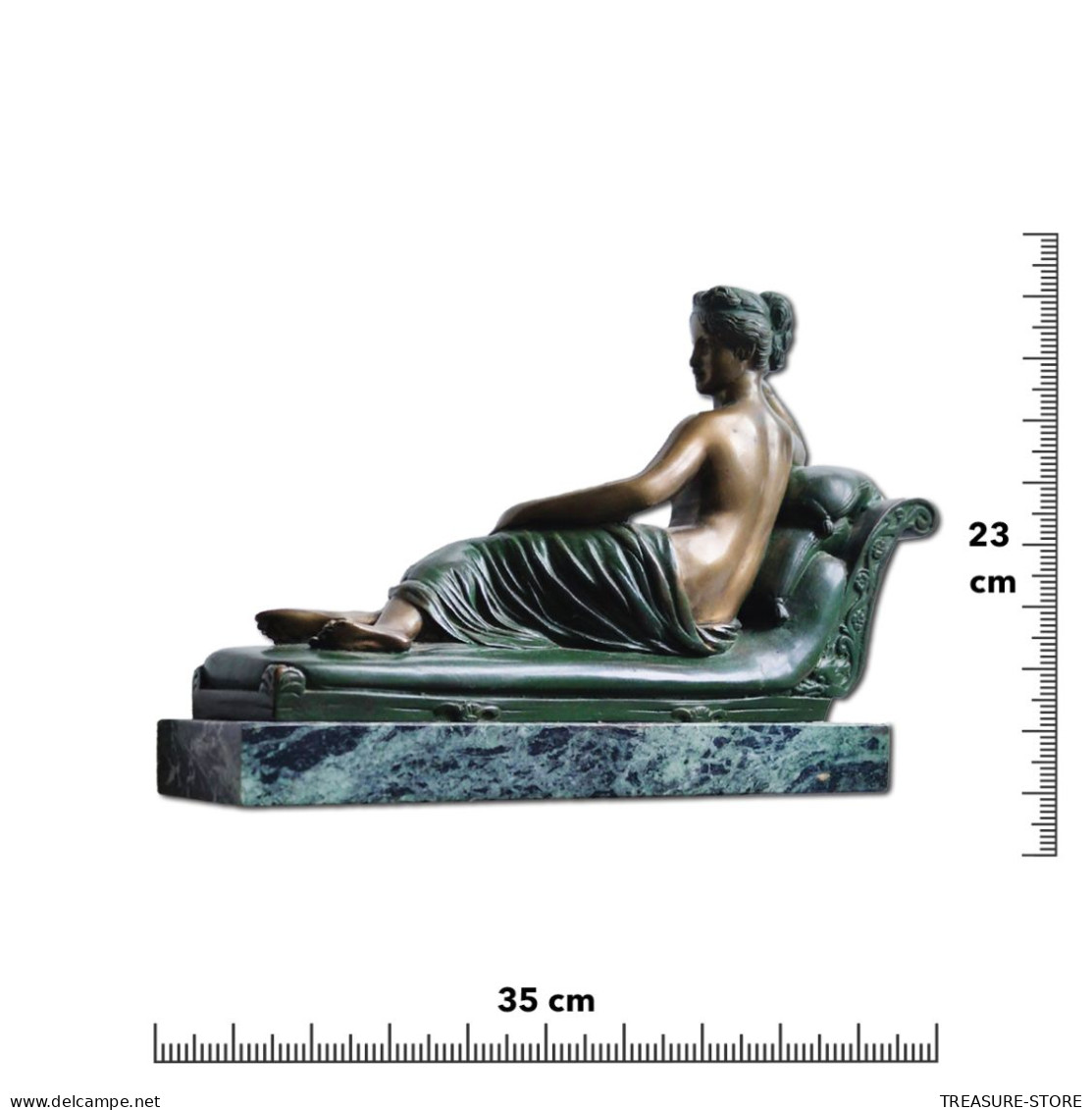 Sculpture - Paolina Borghèse - Socle En Marbre - Signée De Pietro - Altri & Non Classificati