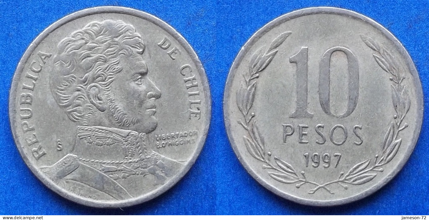 CHILE - 10 Pesos 1997 So KM# 228.2 Monetary Reform (1975) - Edelweiss Coins - Chile