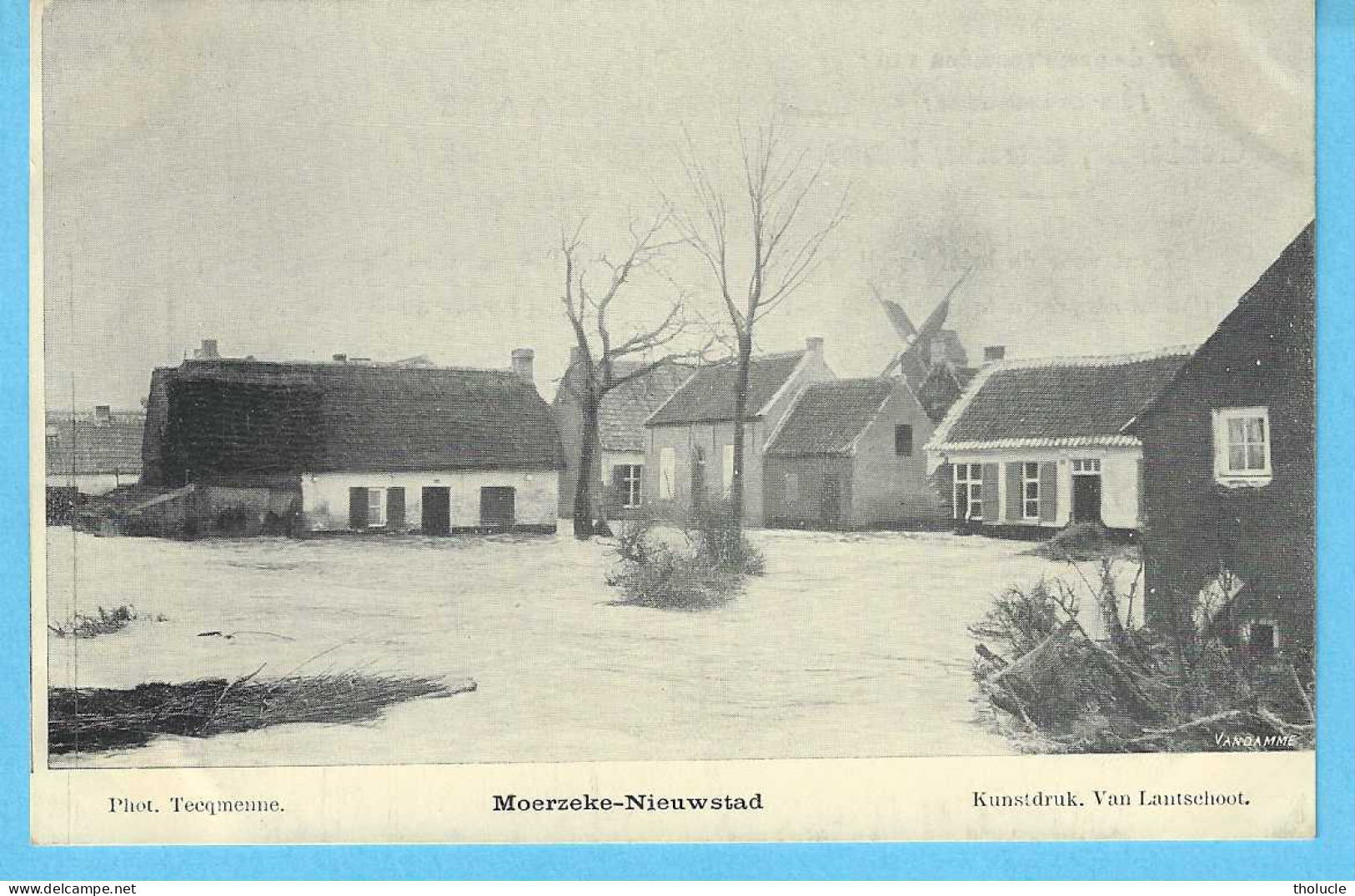 Moerzeke-Nieuwstad-Molen-Moulin-Overstroming Van 1906 In De Streek Van Moerzeke,Hamme-Grembergen-Dendermonde-inondation - Hamme