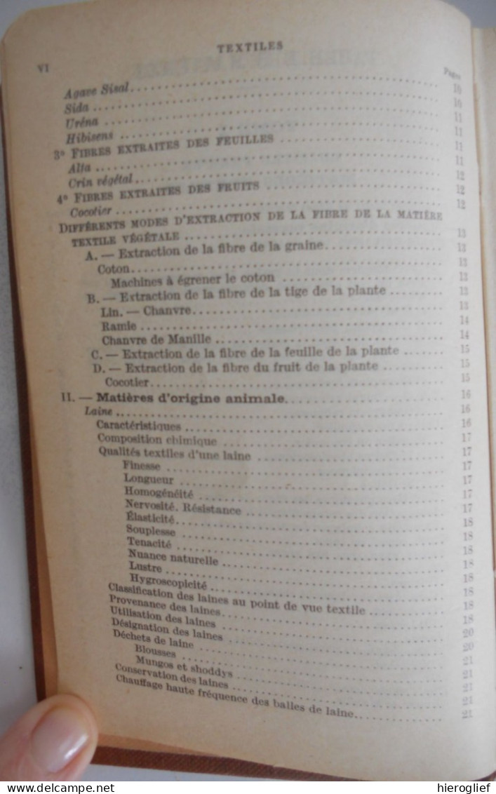 Aide-mémoire Dunod Paris TEXTILES Par R. Thiébaut TOME 1 - Matières Textiles -  Filature 1959 Paris Dunod Matériaux File - Bricolage / Técnico